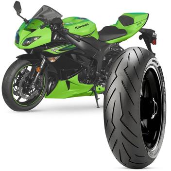 Pneu Moto Kawasaki Zx6 Pirelli Aro 17 180/55-17 73w Traseiro