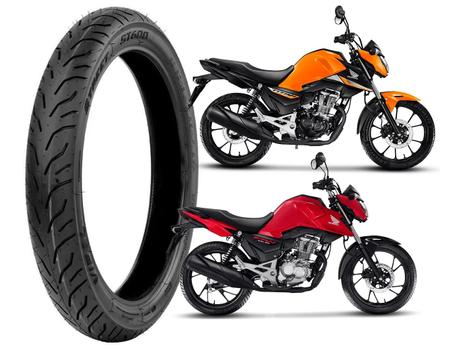 Pneu Traseiro Titan 160 Vipal Sem Câmara 100/90-18 St600 - Pneu de Moto ...