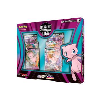 Pokémon Baralho Batalha de Liga Mew Vmax Com 60 Cartas Copag