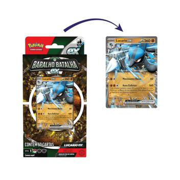 Lucario V Foil Pokémon Carta Em Português 27/73 - Deck de Cartas - Magazine  Luiza