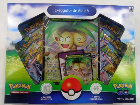 Box Pokémon Go Coleção Exeggutor de Alola V - Copag - Deck de Cartas -  Magazine Luiza