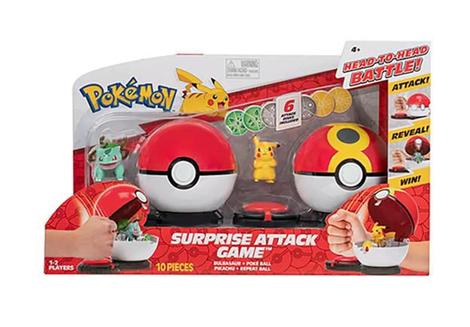 Pokémon Pokebola Bola Ataque Surpresa Pikachu - e Bulbasauro Sunny  Brinquedos 10 Peças - Boneco Pokémon - Magazine Luiza
