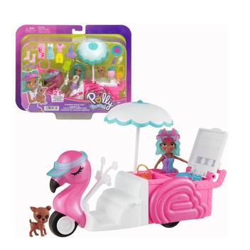 Polly pocket carrinho de flamingo hwp24 - mattel - Carrinho de Boneca ...