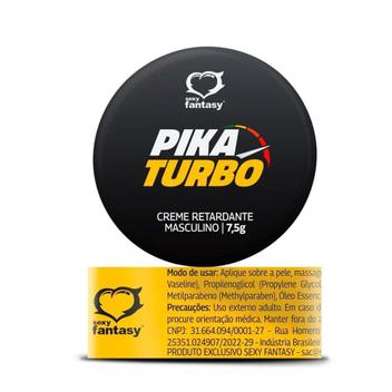 Pomada Retardante Masculino 7,5G Sexy Fantasy Pika Turbo - Gel