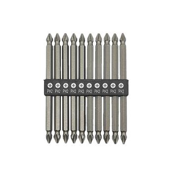 Two 110 Bit Ponteira Bits Ponta Dupla Ph2 Parafusadeira Furadeira 110mm Longa ...