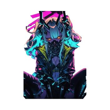 Pôster De Lona Com Arte De Parede De Anime Dark Kawaii Devil Goddess