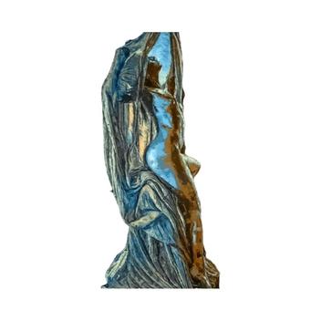 Pôster De Parede Em Tela Com Arte Corporal Abstrata Dourada De Mulher