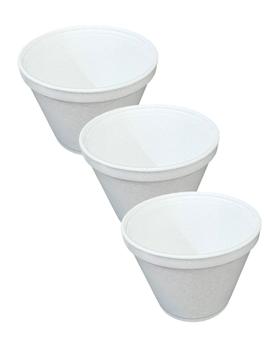 Pote Térmico descartável sopas caldos Isopor 360ml-kit 100un - Lynx ...