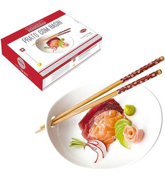 Jogo para comida japonesa com 8 peças para comer com Hashi - Hauskraft -  Outros Jogos - Magazine Luiza