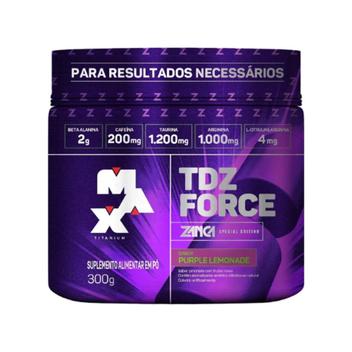 Pré Treino TDZ FORCE Zanca edition Purple Lemonade Max Titanium