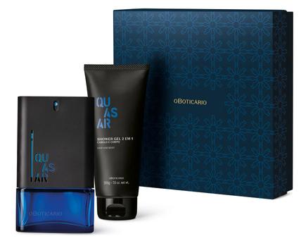 Presente masculino kit estojo perfume quasar o boticário - Kit de ...