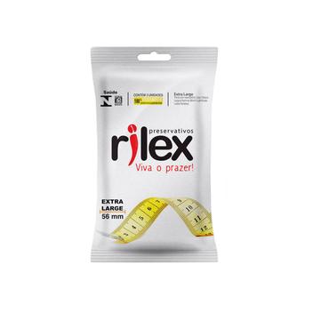 Preservativo Masculino Extra Largo 56mm - Rilex Premium Extra