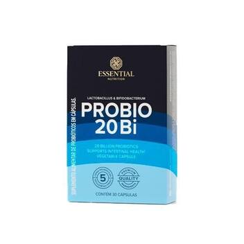 Probio 20Bi Probiótico Essential Nutrition 30 Cápsulas - Ômega 3 / Óleo ...