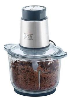 Processador de Alimentos Antiaderente em Inox Mini Triturador Elétrico ...