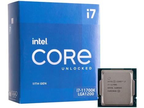 Processador Intel i7-11700K Rocket Lake 3.60GHz - 5.0Ghz Turbo
