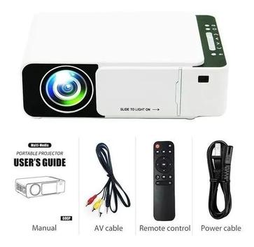 Projetor Led Portátil 2400 Lumens Full Hd Hdmi Controle - OEM ...