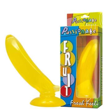 Prótese Em Formato De Banana 14 X 3,5 Cm Passionate Fruit - Lybaile - Dildo / Consolo - Magazine Luiza