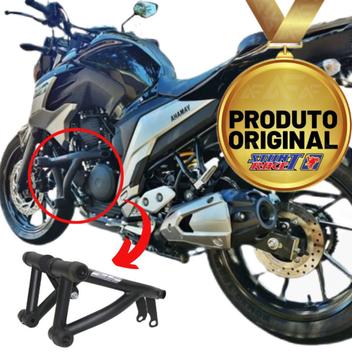 Protetor motor stunt race cage fazer 250 fz25 preto brilho - Protetor de  Motor - Magazine Luiza