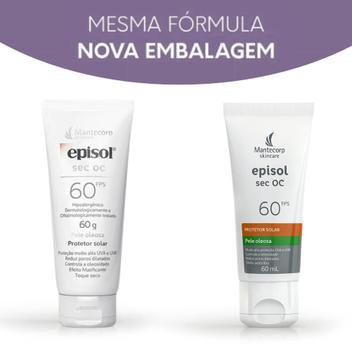 Protetor Solar Episol Sec Oc Fps 60 60g - Mantecorp Skincare - Protetor ...