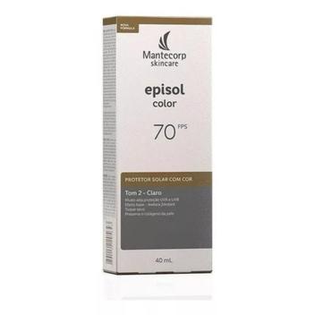 Protetor Solar Facial Episol Color FPS 70 - Pele Clara 40g - Protetor ...