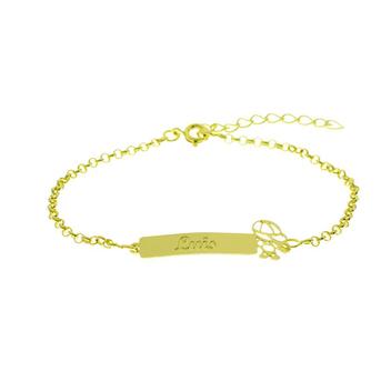 Pulseira Feminina Personalizada Nome Giovana Banhada Ouro 18K - 999002335 -  Shop Horus - Pulseira e Bracelete - Magazine Luiza