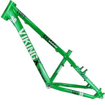 Quadro 26 Dirt Jump Vikingx Tuff X30 Freeride Aluminio Verde