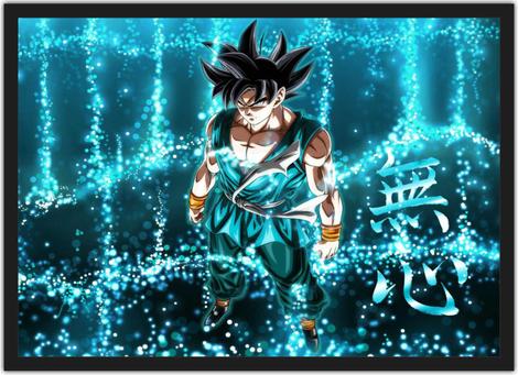 Quadro Goku Instinto Superior Dragon Ball Ultra Instinct Art