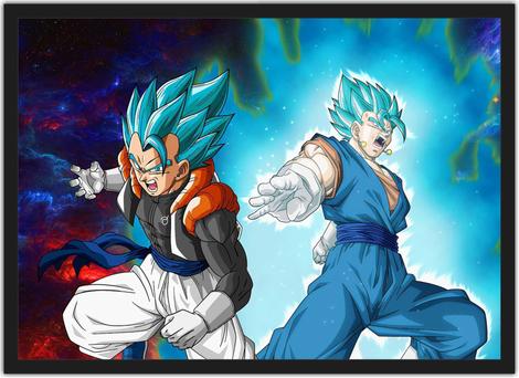 Quadro Anime Desenho Dragon Ball Goku Vegeta TT15 - Vital Quadros Do Brasil  - Quadro Decorativo - Magazine Luiza