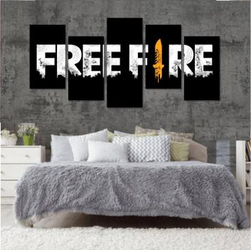 Adesivo Decorativo Free Fire + Nome Pequeno