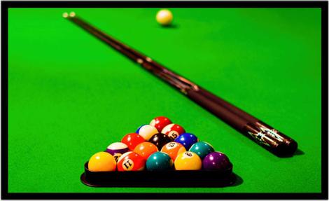 Quadro Decorativo Sinuca Snooker Bilhar Bar Salas De Jogos 8 Ball