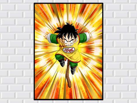 Quadro Dragon Ball Goku Criança - MDF