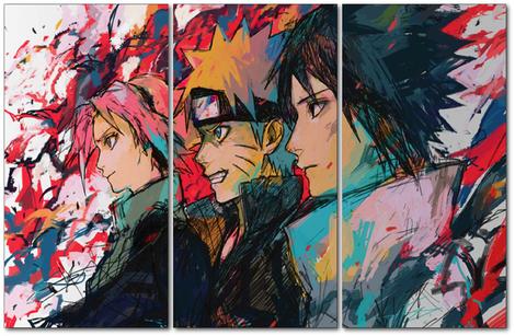 wallpaper do personagem sasuke uchiha do anime naruto em um