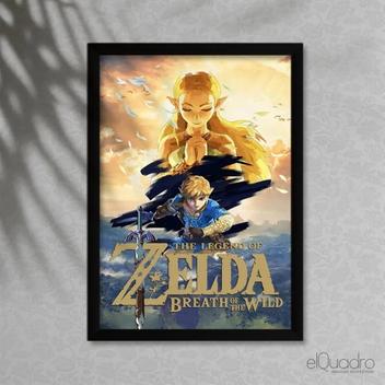 Quadro The Legend of Zelda: Breath of the Wild - 32,5 x 43cm - Shock Games