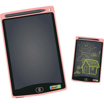 Quadro Magico Rosa LCD Brinque e Rabisque Zoop Toys - Lousa Mágica