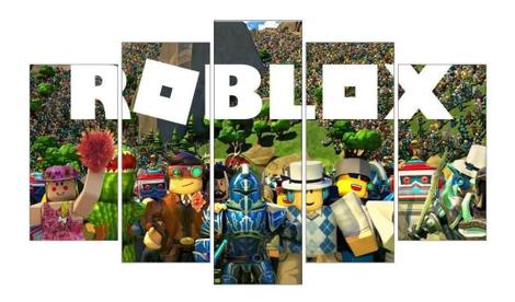 Adesivo de Parede Roblox Controles Video Game Gamer Parede Quarto