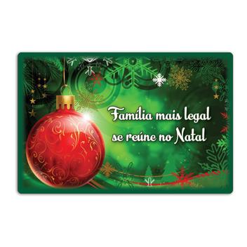 Placa Quadro Decorativo Natal - Ho Ho Ho Papai Noel - Cia Laser