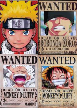Quadro de mdf poster sem moldura Anime, Mangá, One Piece, Zoro