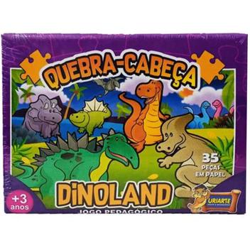 Jogo Quebra Cabeça Dinossauros 24 peças (Uriarte)