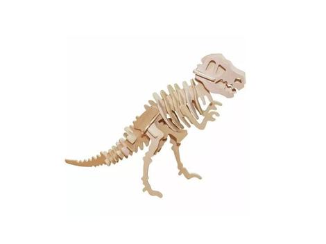 Quebra-Cabeça 3D, DINOSSAURO TIRANOSSAURO REX 28 peças em MDF -  DINOBRINQUE # Todos os Modelos de Quebra-Cabeça 3D Dinobrinque