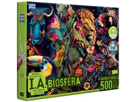 Quebra-cabeça 500 Peças Biosfera Game Office - Toyster Brinquedos