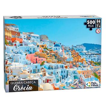 Quebra cabeça puzzle de 500 peças Nova Zelândia tamanho montado 37 x 54 cm jogo  adulto criança decoraçao - Pais e Filhos - Quebra Cabeça - Magazine Luiza