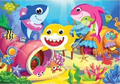 Jogo Quebra - Cabeça Educativo Tubarão Shark 24 Peças Montar - Pais e  Filhos - Quebra-Cabeça - Magazine Luiza