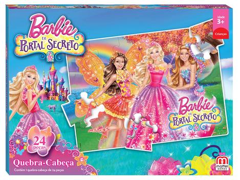 Quebra-Cabeça 24 Peças Barbie Princesa e a Pop Star - Mattel no Shoptime