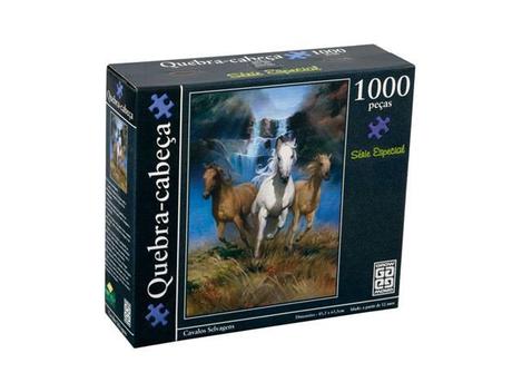 Jogo de Quebra-Cabeça Grow 1500 PCs Cavalos Selvagens - Quebra Cabeça -  Magazine Luiza