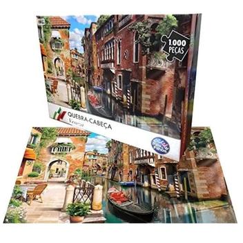 Quebra Cabeça Veneza Grande 1000 peças 54x74 cm Puzzle Jogo Premium  Presente Adulto Criança Lógica Raciocínio Mil pçs - Pais & Filhos - Quebra  Cabeça - Magazine Luiza