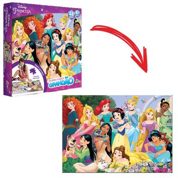 Quebra-Cabeça Grandão - Princesas Disney - 48 Peças - Toyster -  superlegalbrinquedos