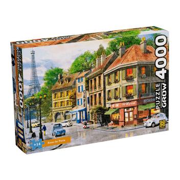 Quebra Cabeça 4000 Peças Ruas de Paris Grow 04102