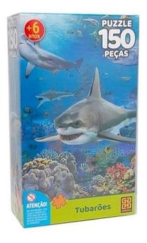 Quebra Cabeça 150 Peças Tubarões Grow - Lojas MM