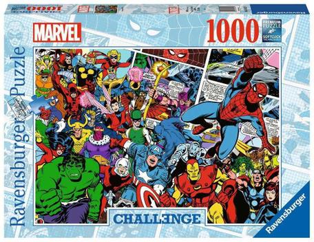 Quebra-Cabeça Ravensburger Marvel Avengers Challenge - 1000 Peças ...