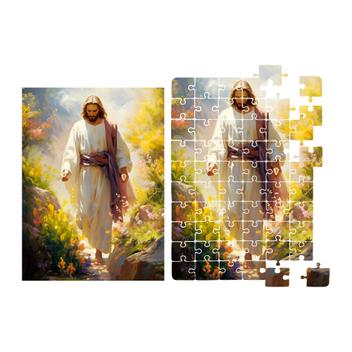 Quebra Cabeça Religioso Tema Jesus 19x27cm com 60 peças - Premium ...